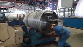 K TIG 500 700 1000A Deep melting Argon arc welding on site