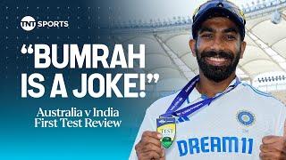 “BUMRAH IS A JOKE…BEST PLAYER IN THE WORLD!”  Cook & Finn Review Australia v India First Test ‍