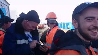 Прилёт МИ-24 на Сузунское месторождение.СТРАННИК СЕВЕРНЫЙ.