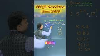 SBI JR. Associate Exam 2023 #sbiclerk #sbiclerkmaths #sbipo #sbiquant #sbijobs #mathsmagics #maths