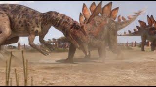 Stegosaurus vs  Allosaurus