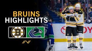 Bruins Highlights: Brad Marchand, David Pastrnak Lead Way For Boston In Vancouver