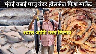 Mumbai Vasai Fish Market | Vasai Wholesale Fish Market | Vasai Pachu Bandar Fish Market