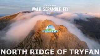 Paragliding from the North Ridge of Tryfan in Snowdonia | Scramble & Fly