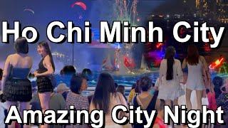 Ho Chi Minh (Saigon)  Walking Tour - Evening Walk in District 1 Vietnam