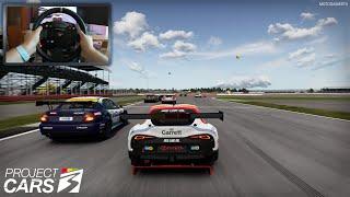 Project CARS 3 - Thrustmaster TS-XW Racer Gameplay [2020 Toyota GR Supra Racing at Silverstone]