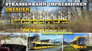 Straßenbahn Dresden | Straßenbahn Impressionen - Februar/März 2024