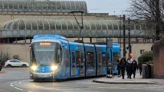 West Midlands Metro in Wolverhampton 7 November 2024