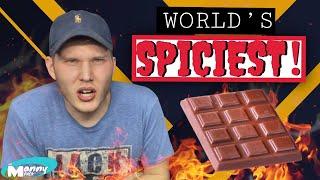 World’s HOTTEST Chocolate Bar! 9 Million Scoville (Spicy Chocolate Challenge)