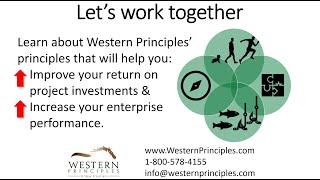 Do business with Western Principles: Strategic Portfolio Management & Tactical Project Management