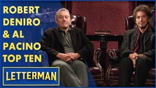 Al Pacino and Robert DeNiro Top Ten List | Letterman