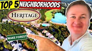 Find Out Why Heritage Wake Forest is The PREMIERE Home Community in Wake Forest!