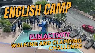 Fun English Camp Activity: Walking and Clapping Challenge | Team Flamingo | Mawi Vlogs