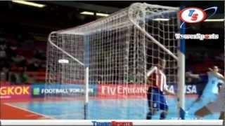 Paraguay 3 - Costa Rica 6  (FIFA Futsal World Cup Tailandia 2012)