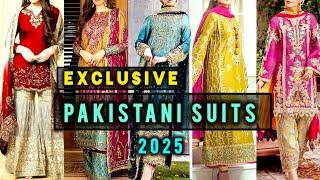 Letest Pakistani Suits Design 2025/Pakistani Suits/party wear suits/wedding suits #thestylestory