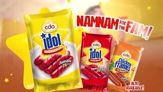 Namnam for the Fam with CDO Idol Cheesedog!