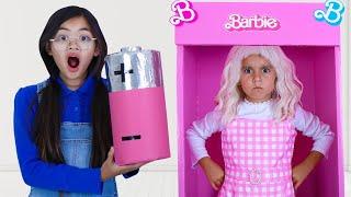 Barbie Ellie Doll Comes to Life Cleaning Adventure