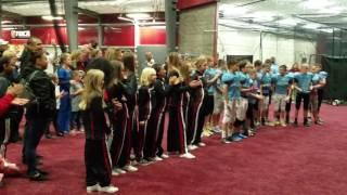 Wardog Cheerleaders/ Blizzard Football Nationals Send Off Pep Rally