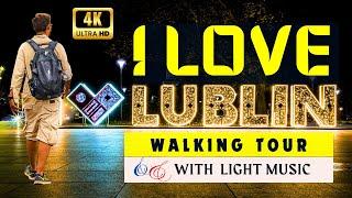 Walking Tour in Lublin, Poland | A Solo Evening Walk from Rynek to Multimedia Fountain Park