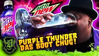 Mountain Dew Purple Thunder 2 Liter Boot Chug