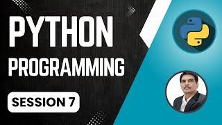 Session 7- Python Programming for Selenium