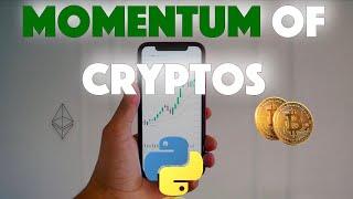 Momentum Trading Strategy on CRYPTOCURRENCIES using Python and Binance