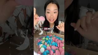 Sour & Jelly Filled Sweets Pizza Box  #mukbang #sweets #candy #food