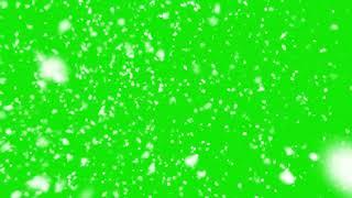 snow overlay green screen 4k