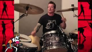 Green Day -Tre Cool play drums of Father Of All