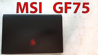 Ноутбук MSI MS-17F4 GF75 10SCXR-653XRU обзор