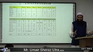 FAR 2 | CAF 5 Lecture 01 | MARCH 24 | SIR UMAIR SHERAZ UTHRA - ACA | CA PAKISTAN