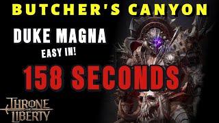 Butcher's Canyon Duke Magna Dungeon - Throne and Liberty - full guide with run through