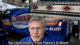Saiger's NEW Eloquence for Cleaning Upholstery, Fine Fabrics & Wool Pre-Spray Cleaner