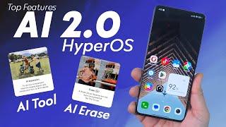 HyperOS AI 2.0 - Top Features POCO F6 - New AI Tools, Contactless GESTURES! (Hindi)