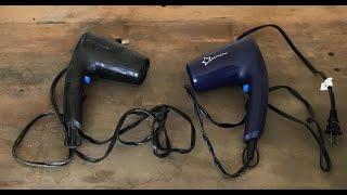 Scrapping a hairdryer for copper, brass, tin and silver.