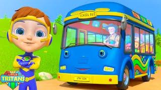 Wheels On The Bus Nursery Rhyme & Kids Song by Little Tritans