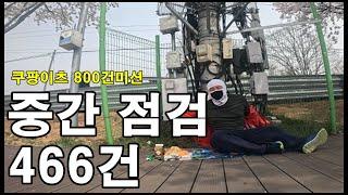 쿠팡이츠 800건 미션 중간점검 466건 기록 | 수입 | 느낌 |