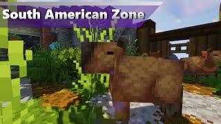 South American Zone | Alex's Mobs Zoo (Minecraft 1.16.5 Zoo)