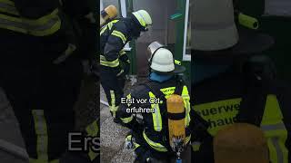Die Feuerwehr übt für den Ernstfall #Holte #ostfriesland