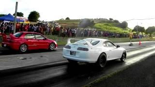 "Do the Maths" Crazy Toyota Supra vs Yousef Mitsubishi Evolution 9