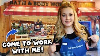 Come To Work With Me At Bath & Body Works!  A Day in the Life of a Bath & Body Works Employee Vlog