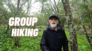 Group hiking