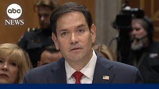 Marco Rubio delivers opening remarks at secretary of state confirmation hearing