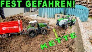 Lets Play RC Farming #16 - FESTFAHREN bei XXL Bauprojekt "Die Silo-Anlage" - TEIL 3