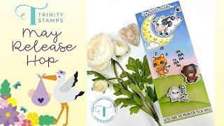 Nursery Rhyme Scene on a Slimline - A Release Day Hop with Trinity Stamps