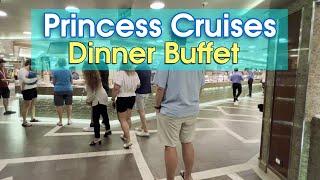 Princess Cruises Buffet Dinner Food Tour 2024