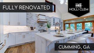 LAKE LANIER REAL ESTATE: Fully Renovated Modern Luxury Lakefront Stunner!