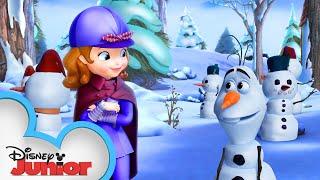 Olaf's lost?! | Sofia the First | @disneyjr