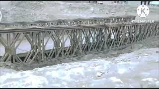 Uchar Nala Kohistan Flood damaged a bridge 