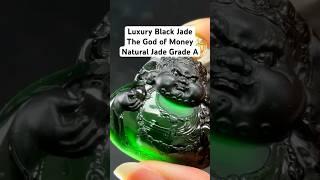 Luxury black Jade The God of Money#earrings #ring #pendant #necklace #gems #jadejewelry #china #jade